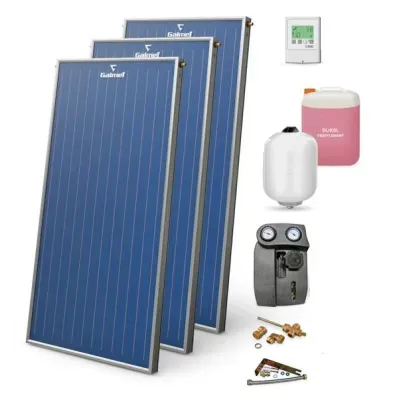 Galmet zestaw kolektorów słonecznych 2 płyty, bez zbiornika 