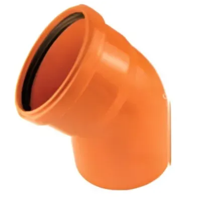 Kaczmarek kolano pvc fi 160 67° pomarańczowe