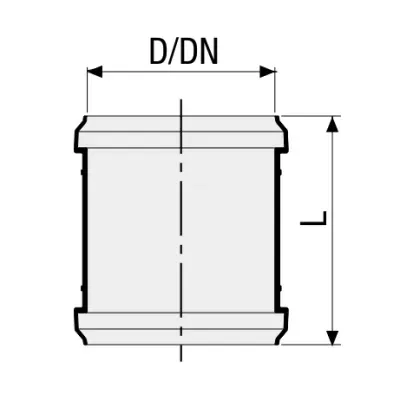 Valsir nasuwka pp3 szara fi 50
